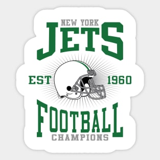 New York Jets Football Champion Sticker